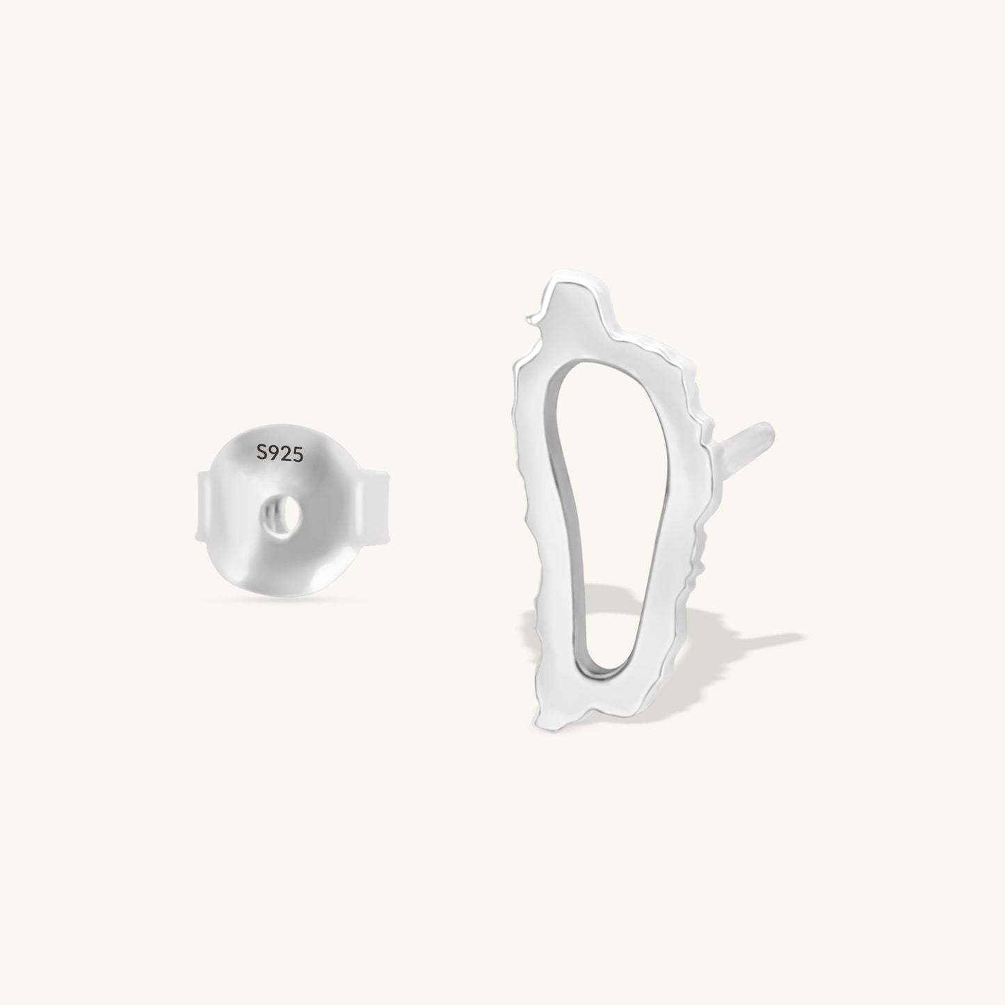 Dominica Silhouette Stud Earrings