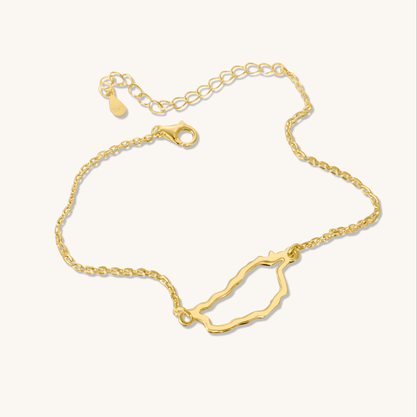 Dominica Silhouette Chain Bracelet