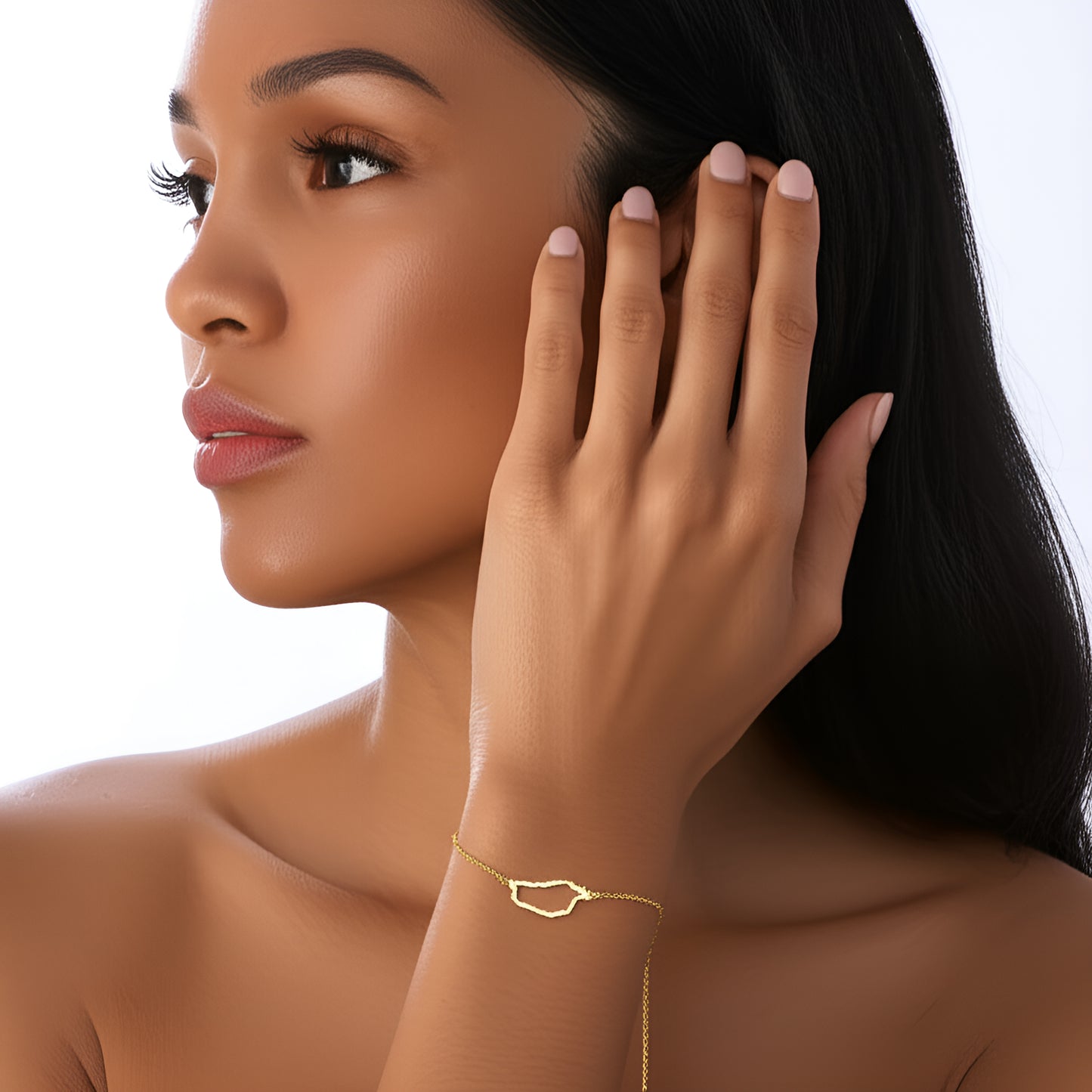 Dominica Silhouette Chain Bracelet