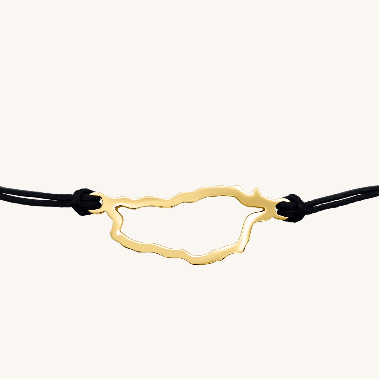 Dominica Silhouette Cord Bracelet