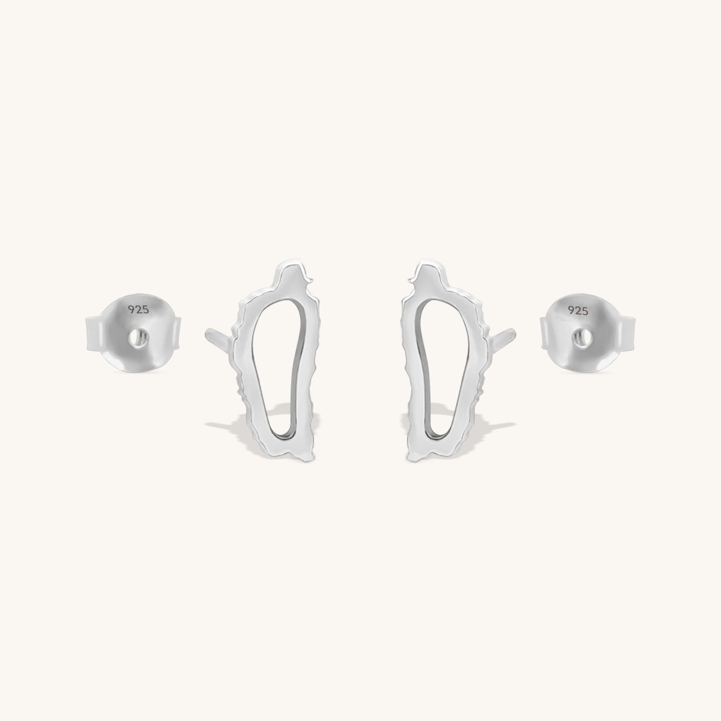 Dominica Silhouette Stud Earrings