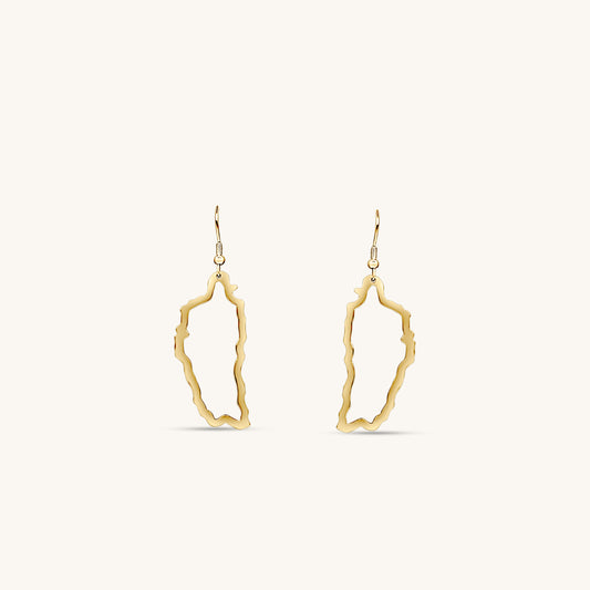 Dominica Silhouette Small Drop Earrings