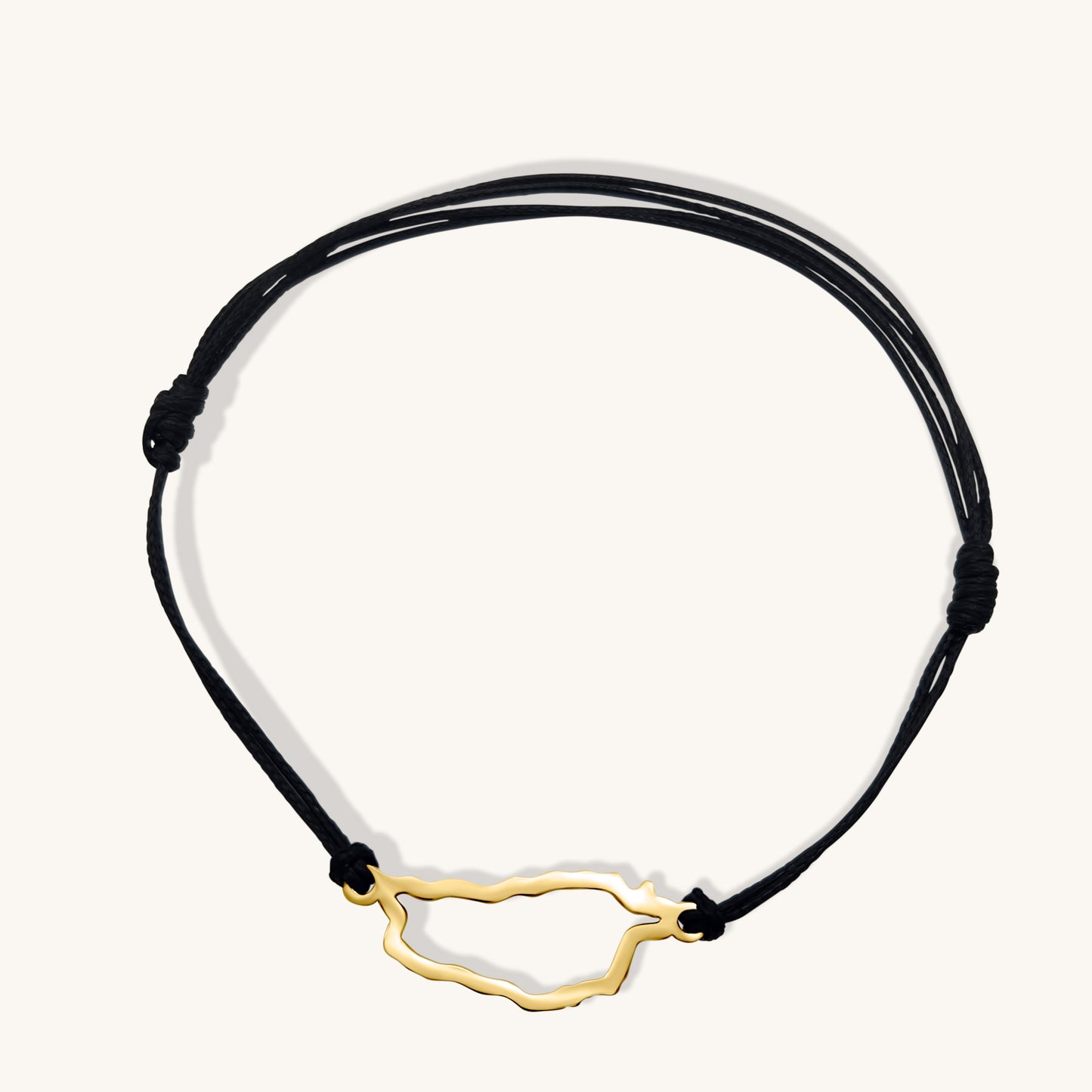 Dominica Silhouette Cord Bracelet