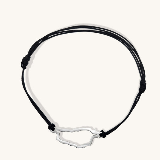Dominica Silhouette Cord Bracelet